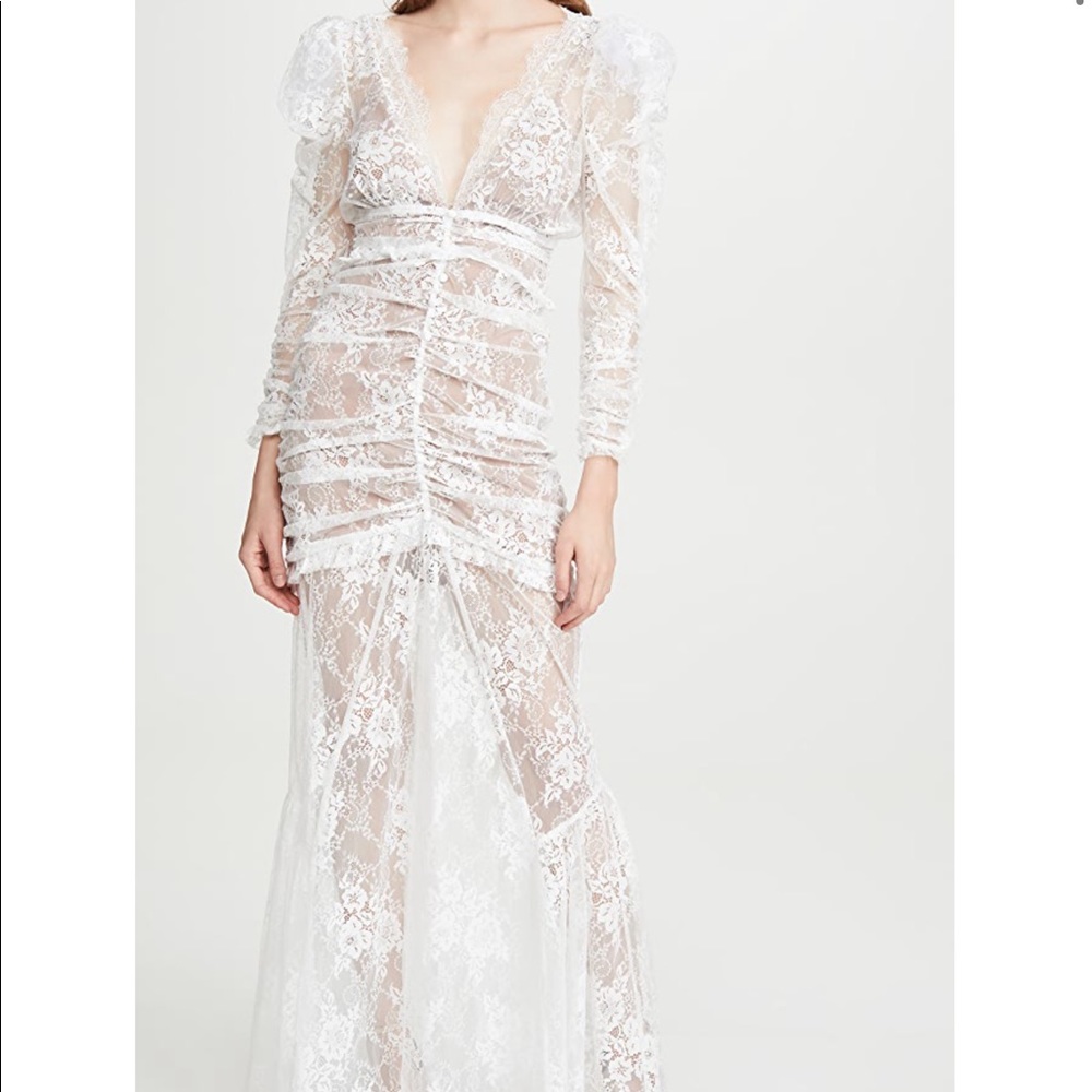 Love & Lemons Cheyenne Lace Maxi Dress